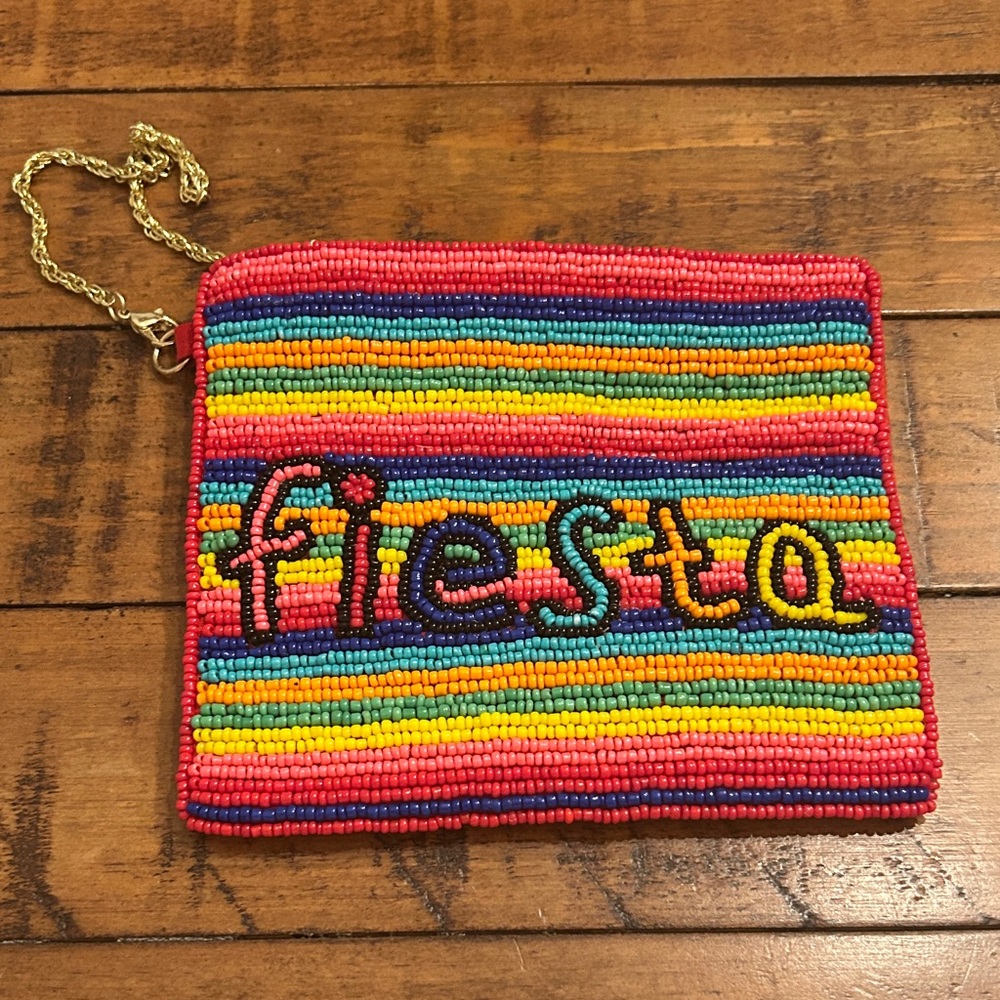 Colorful Beaded Fiesta‎ Clutch